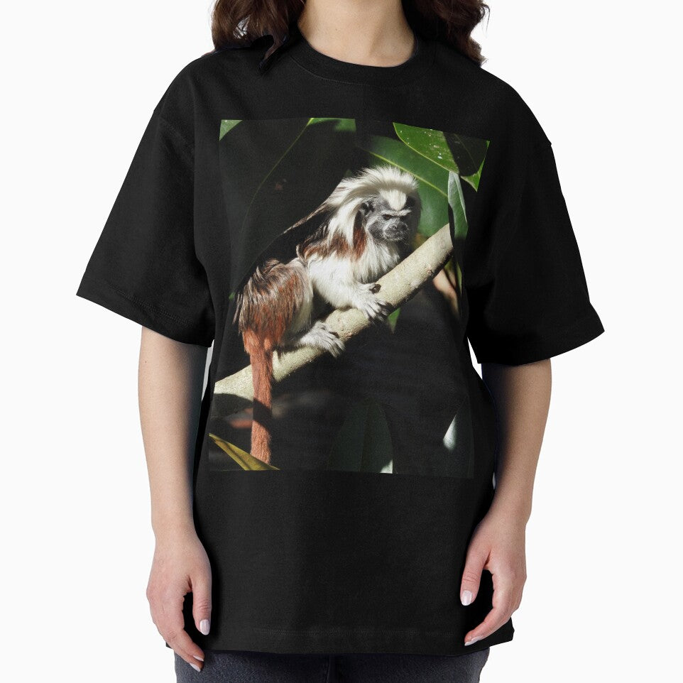 Cotton-top Tamarin by kirstybush Unisex , , , Long Sleeve Tee