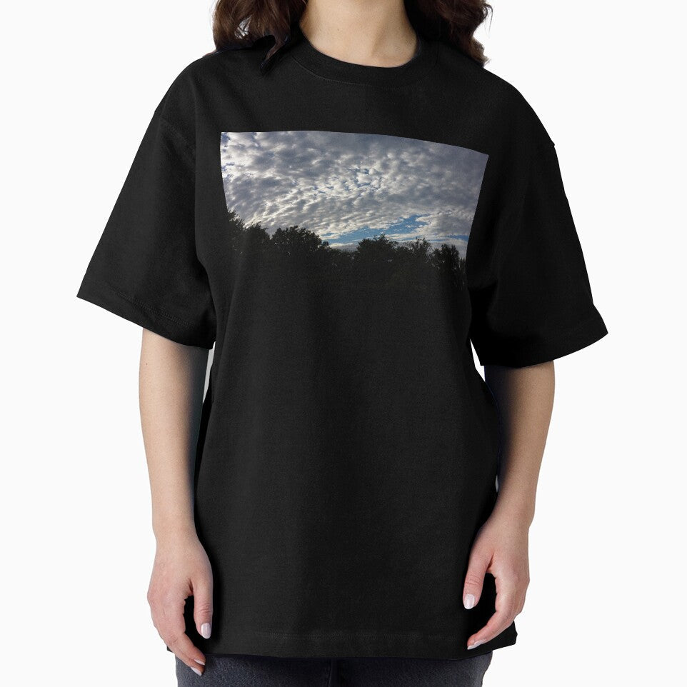 Cotton Balls In The Sky by Sue Goldberg Unisex , , , Long Sleeve Tee