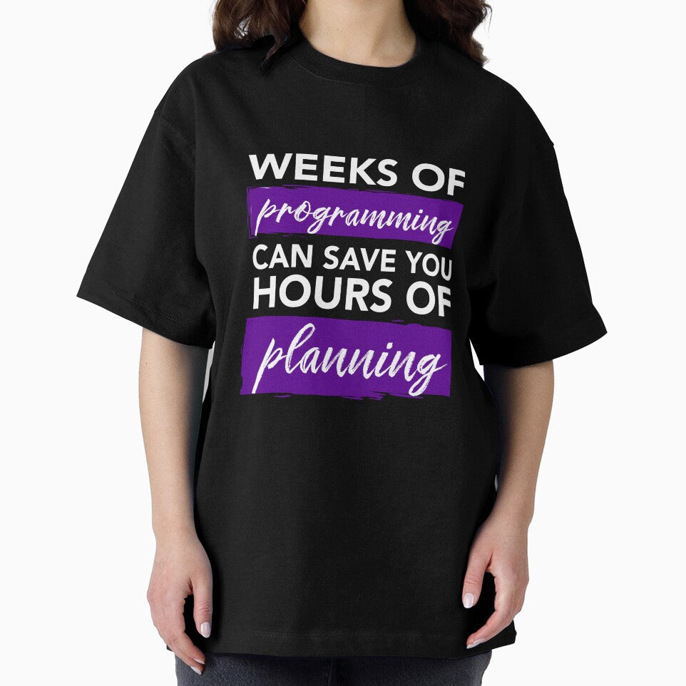 Weeks of Programming - Funny Programming Jokes - Dark Color by Programming Jokes