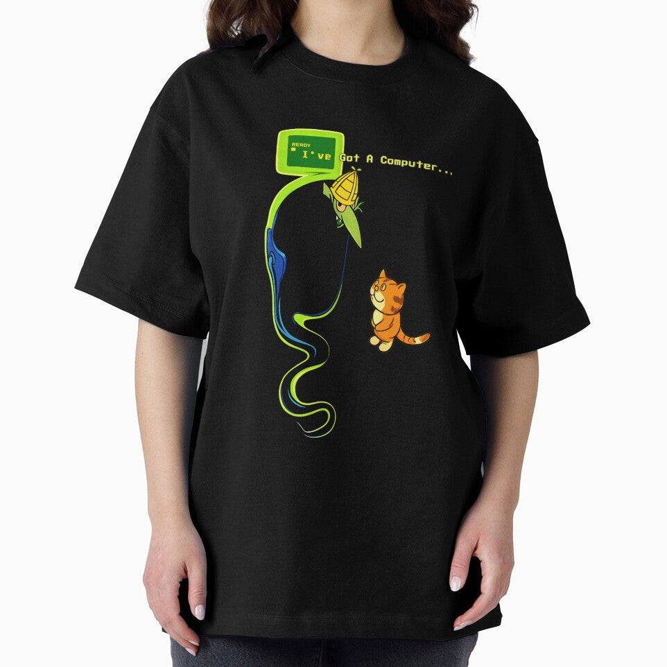 Corvax and his computer by Schulz Lightprint Studio Unisex , , , Long Sleeve Tee