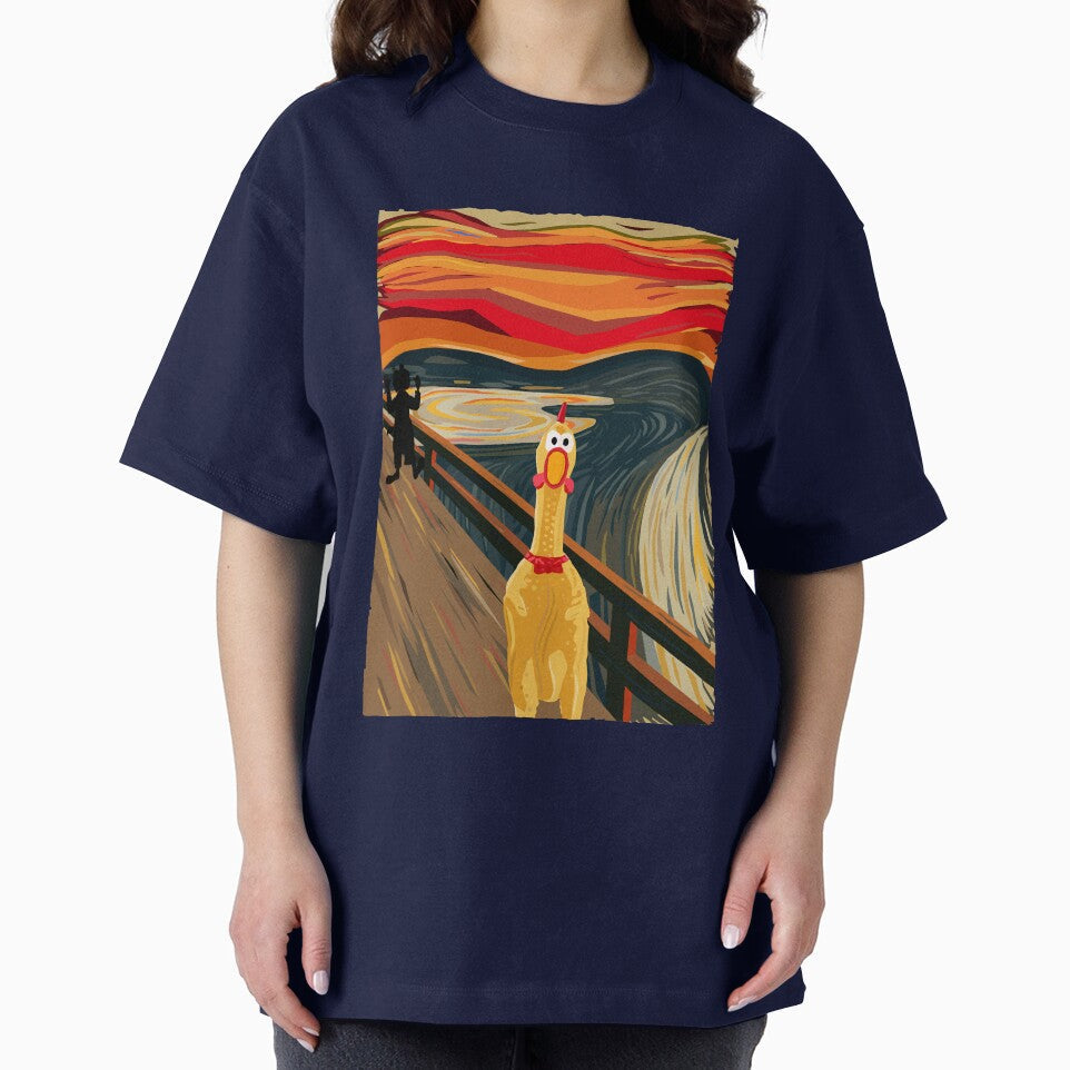 Rubber Chicken Scream by TGprophet Unisex , , , Long Sleeve Tee