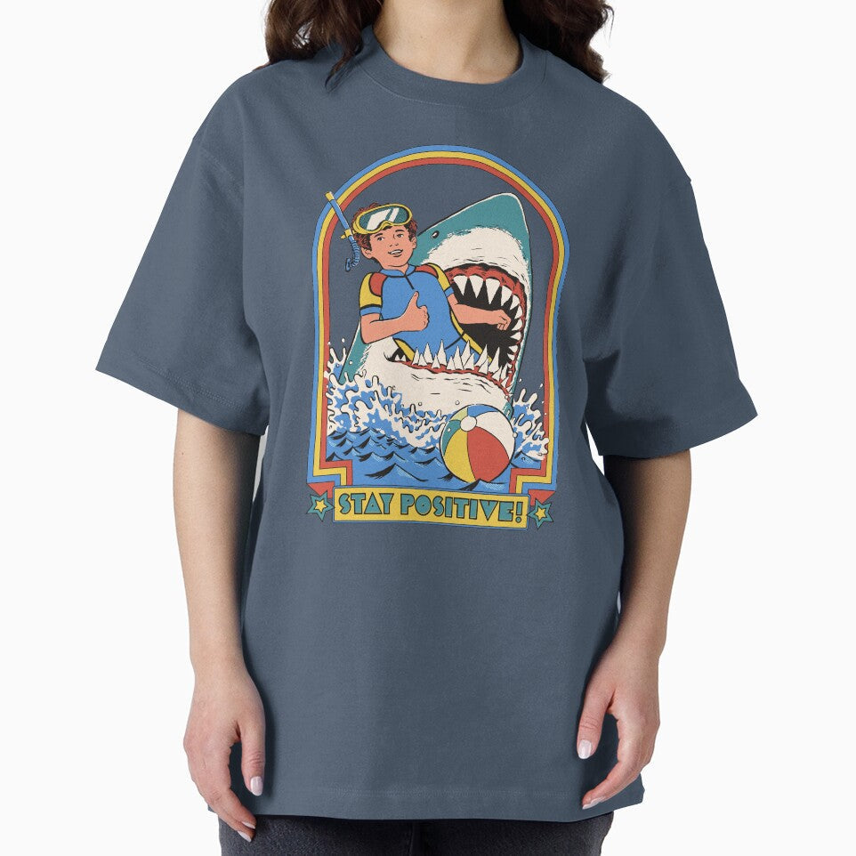Stay Positive by Steven Rhodes Unisex , , , Long Sleeve Tee