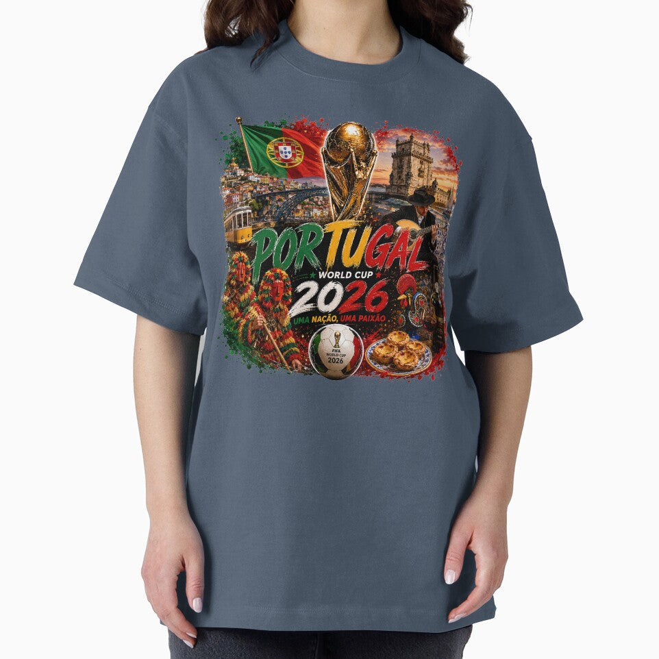 Portugal World Cup 2026 Sticker Design by NorthernDk_art Unisex , , , Long Sleeve Tee