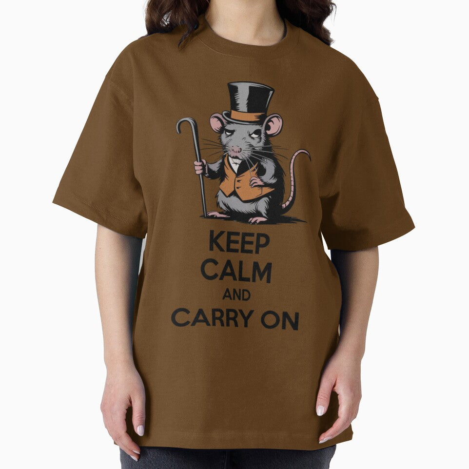 Banksy Rat - Keep Calm And Carry On by 123ks