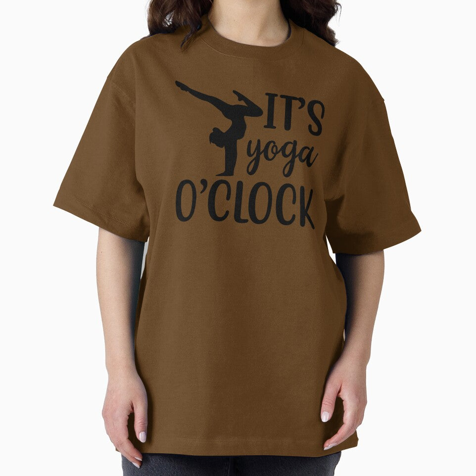 Yoga Saying Its Yoga O' Clock Motivational Quotes by SoccaTamam