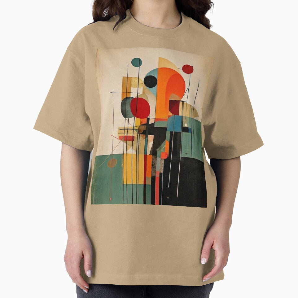MCM Geometric Abstract – Earth Tones Retro Art Print - Mid-Century Modern by CattlettArt