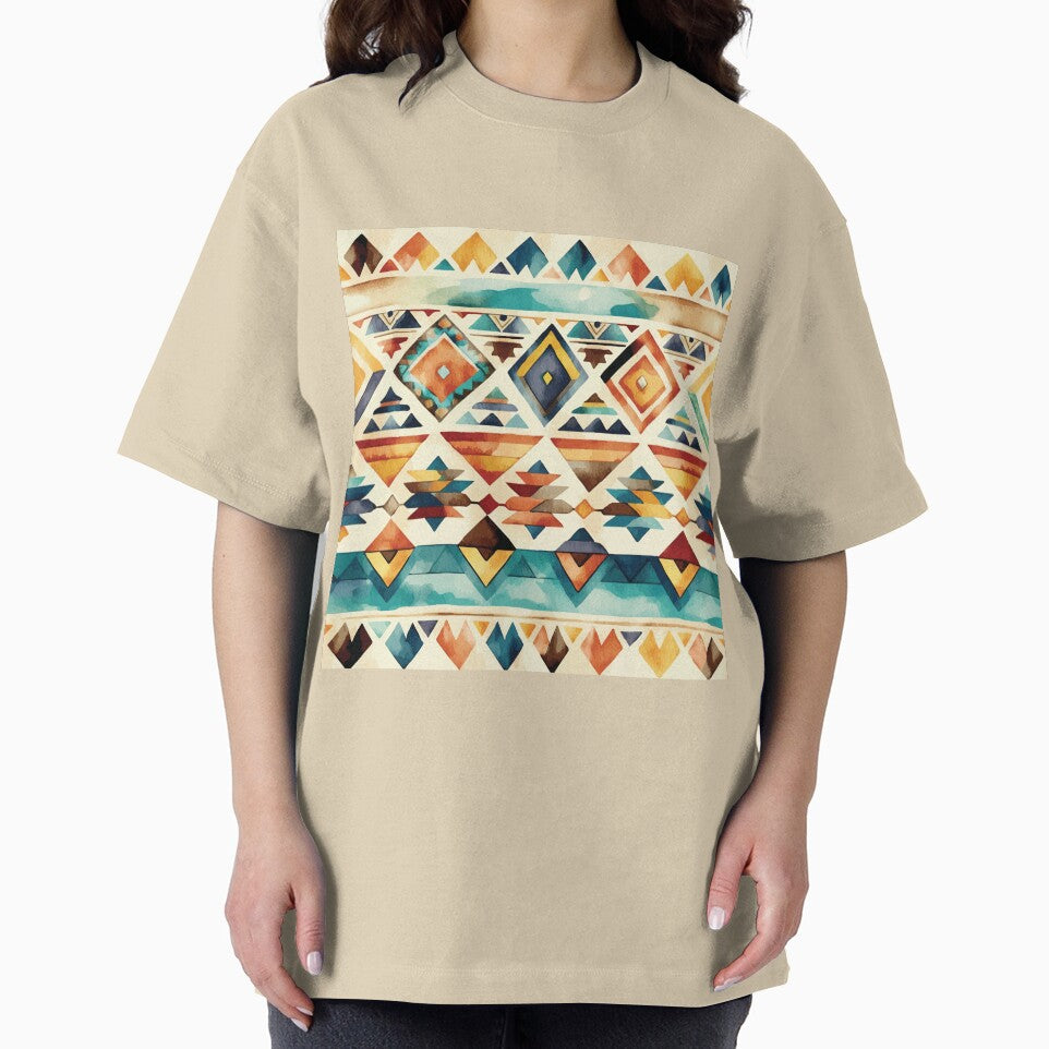 An Aztec Geometric Southwestern Design - Boho Chic Patterns by GVRDesign