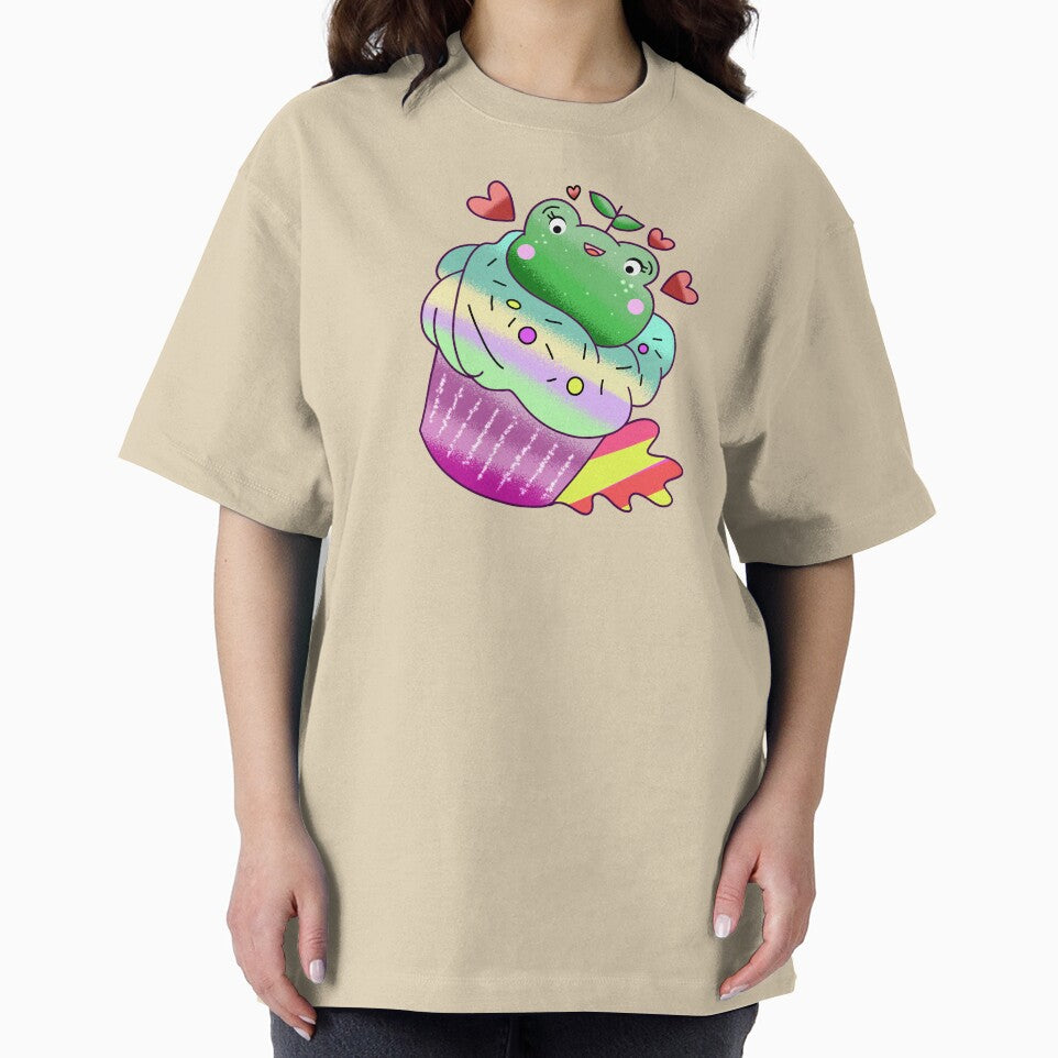 Cute pink Kawaii froggie cupcake by Quacktails
