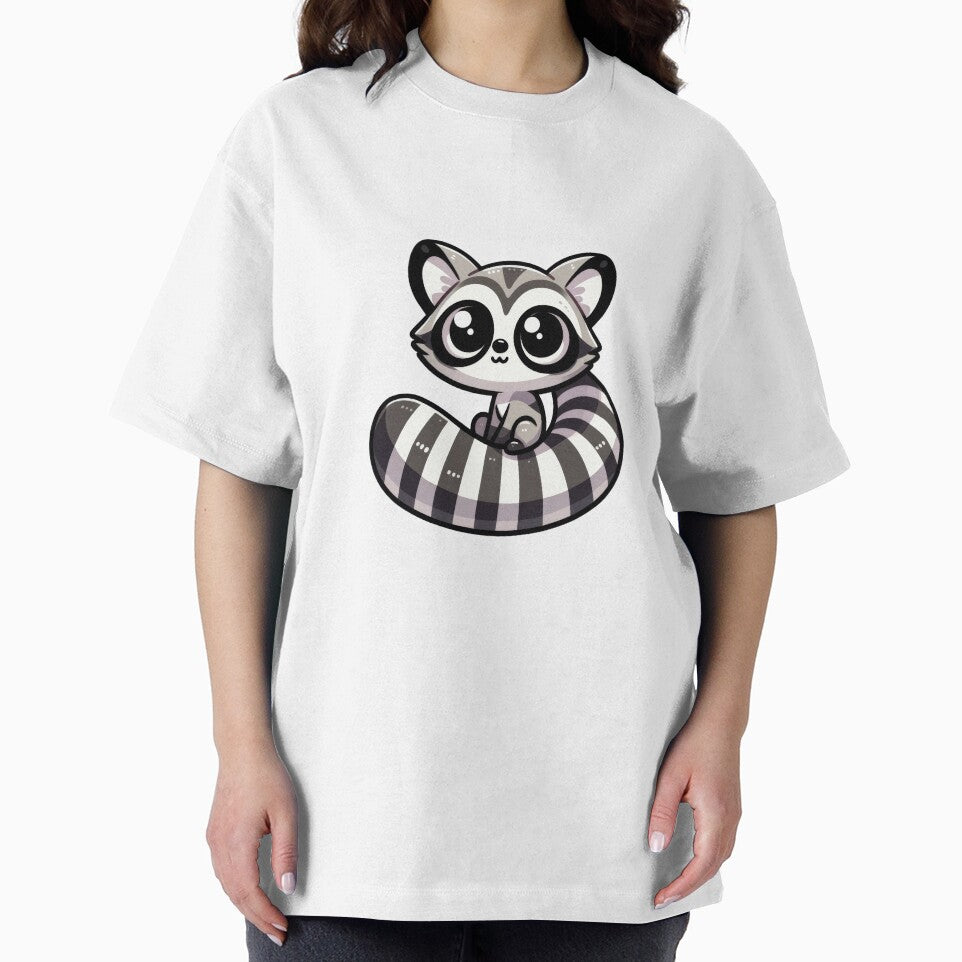 Cute Ringtail Sticker – Kawaii Striped Tail Animal Art by LunaPixelStudio