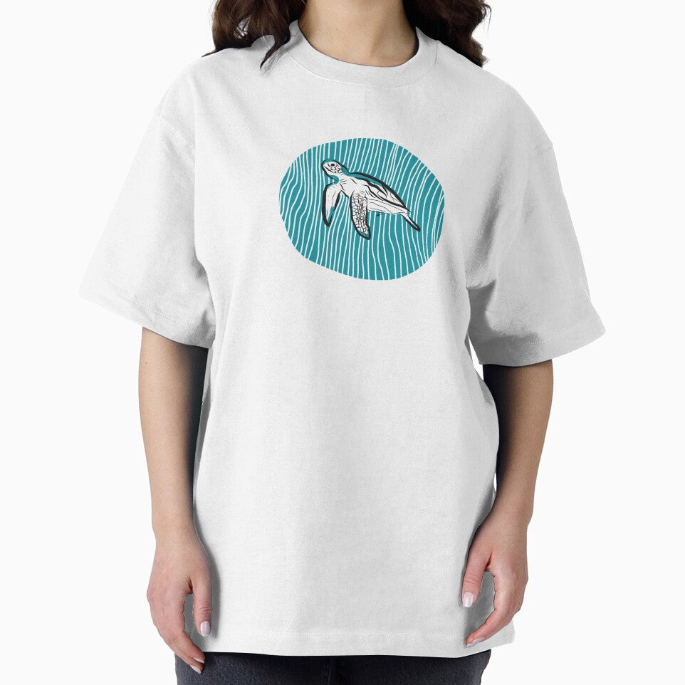 Turtle - sea- minimalist design by Tropical Blood