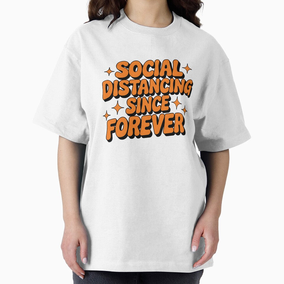 Social Distancing Since Forever – Introvert Humor Design by Evolved Ape