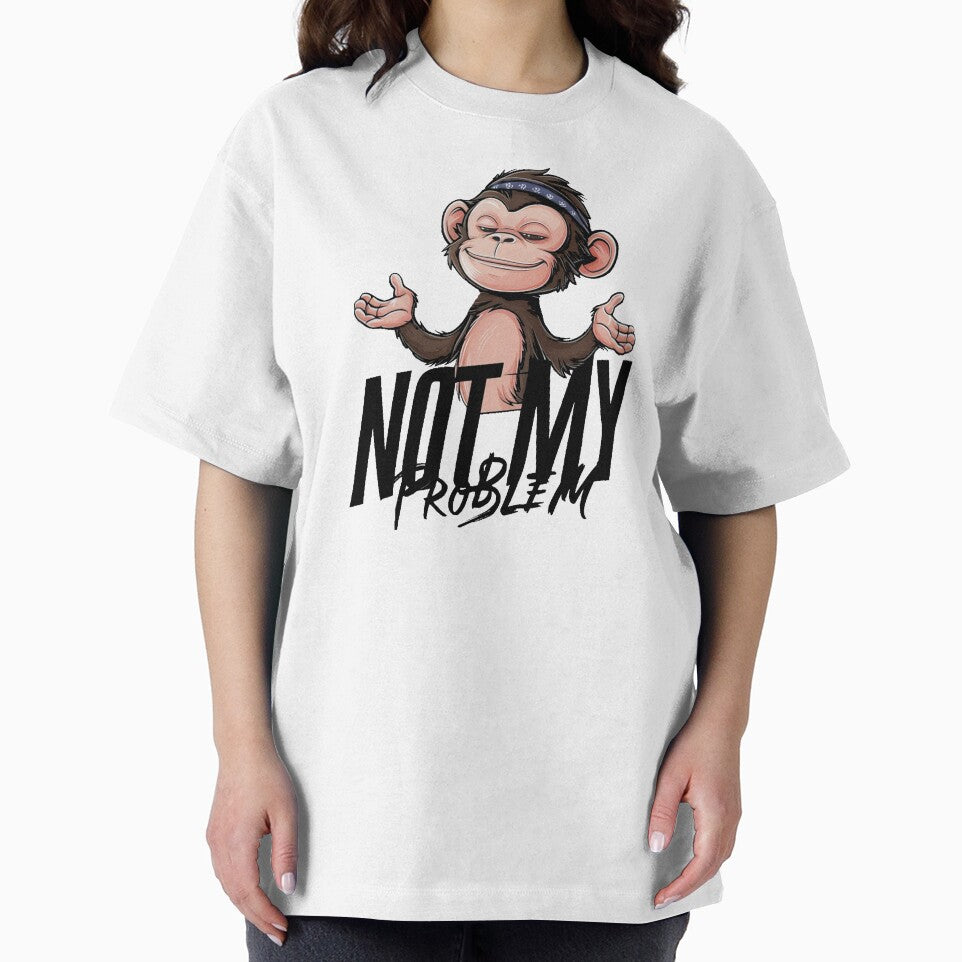 Cheeky Monkey Says 'Not My Problem by NiRia Spot