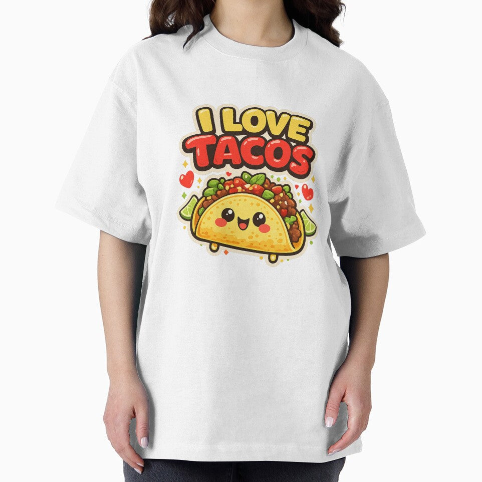 I Love Tacos Cute Mexican Food Lover by Gift Phrase Studio Unisex , , , Long Sleeve Tee