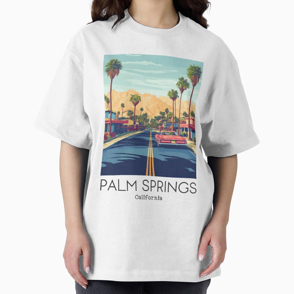 A Vintage Travel Illustration of Palm Springs - California - United States by GoodOldVintage