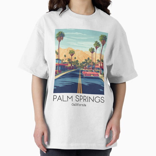 A Vintage Travel Illustration of Palm Springs - California - United States by GoodOldVintage
