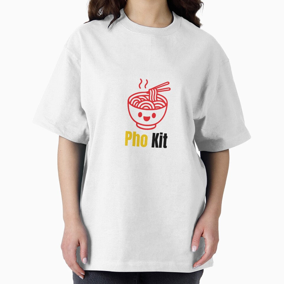 Cute Pho Noodle Bowl Kawaii Vietnamese Soup Design by luckyhue Unisex , , , Long Sleeve Tee