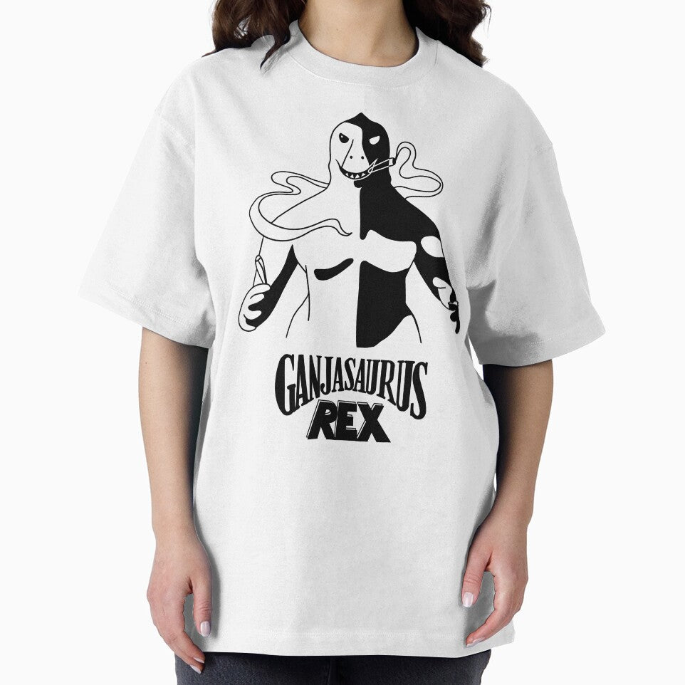 Ganjasaurus Rex The 80s Retro Dinosaur Dude by elflovesyou