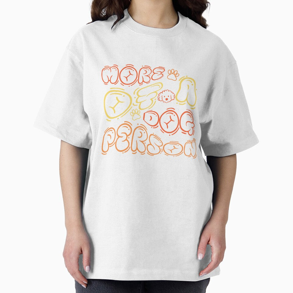 More of a Dog Person by Paw Print Tee