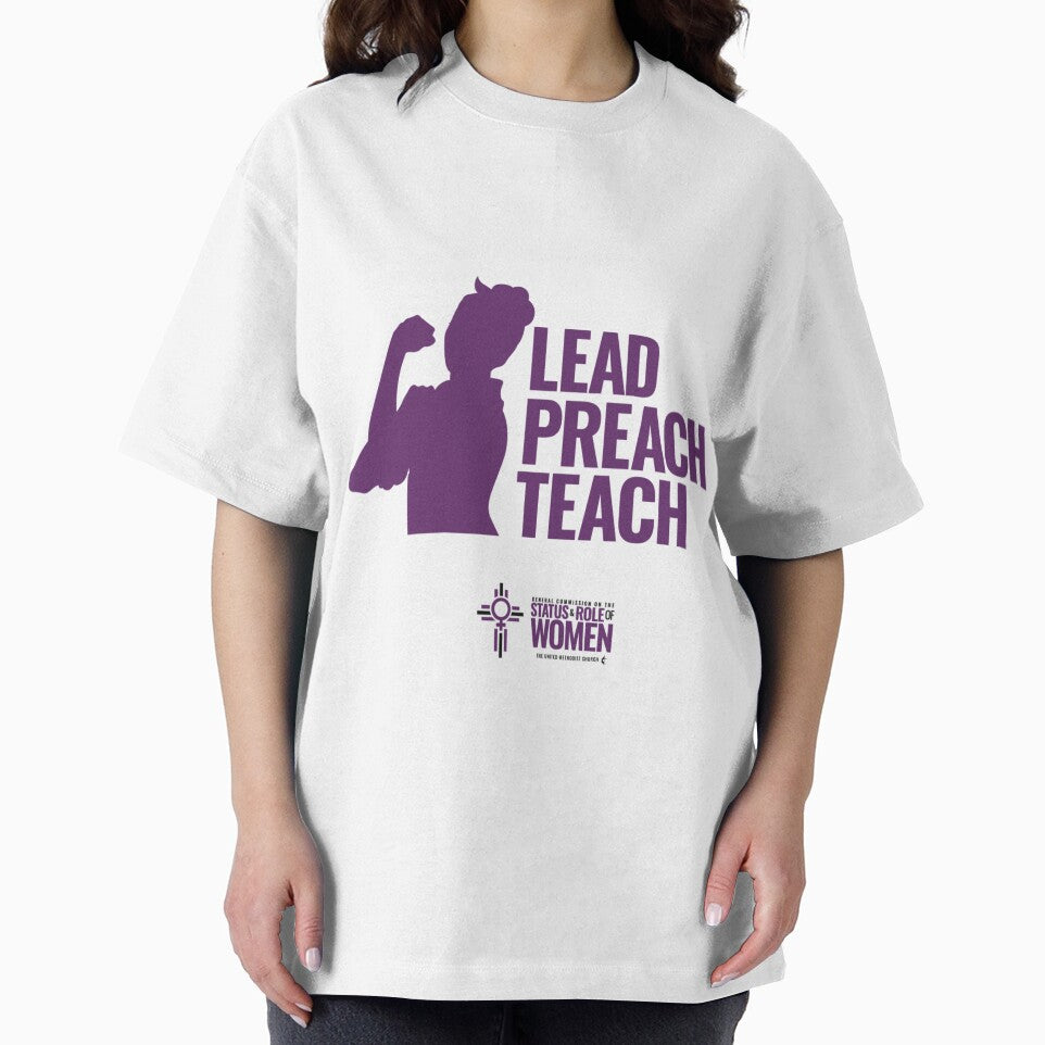 Women Lead Preach Teach in the UMC (white text) by GCSRW Unisex , , , Long Sleeve Tee