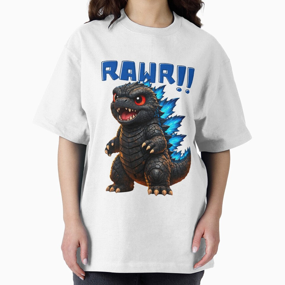 Fierce Chibi Godzilla by pongskiepongs