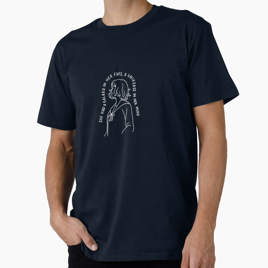She Had A Galaxy In Her Eyes A Universe In Her Mind by WordvineMedia Unisex , , , Long Sleeve Tee
