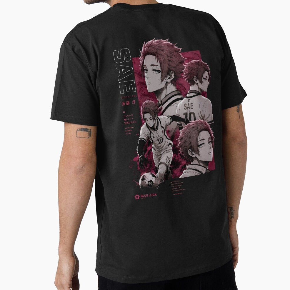 Itoshi Sae Blue Lock Anime Poster | Elite Midfielder Manga Aesthetic Art by Cloanime Art Unisex , , , Long Sleeve Tee