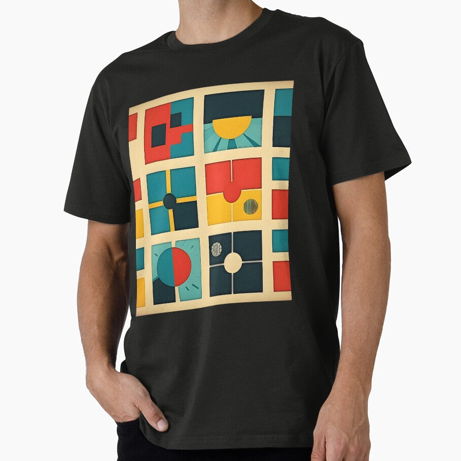 Mid Century Modern Pattern Shapes Design by jessephotoart