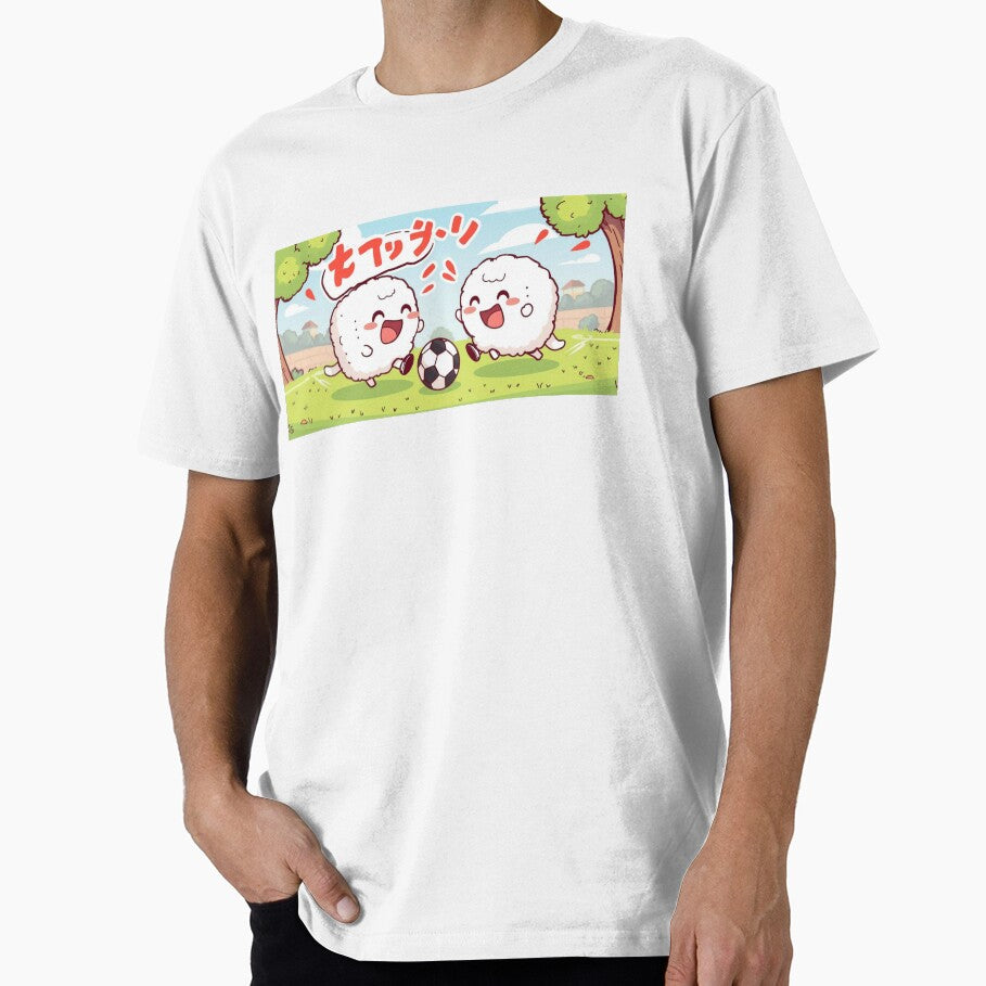 Cute sushi figures playing football by rolfzogg