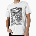 Sketching Crows by Amino-Design Unisex , , , Long Sleeve Tee