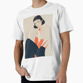 Cool woman art by Rukudzow Unisex , , , Long Sleeve Tee