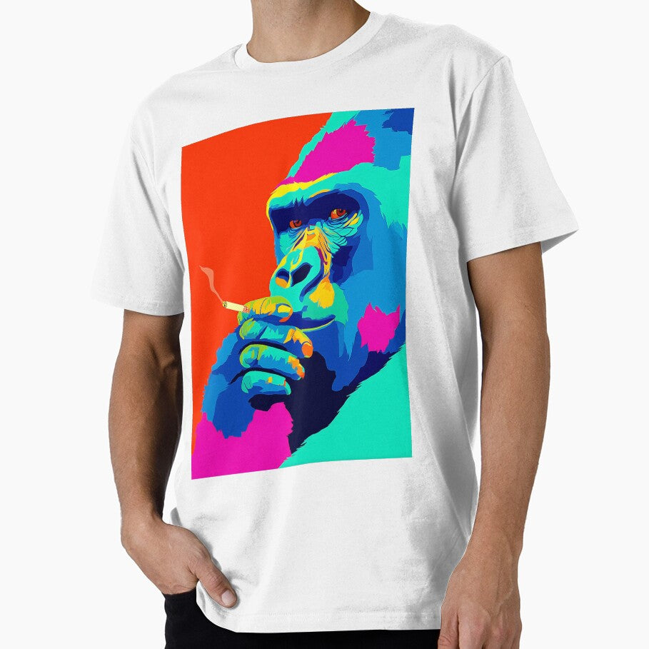 Pop Art Gorilla by KJNihonDesigner Unisex , , , Long Sleeve Tee