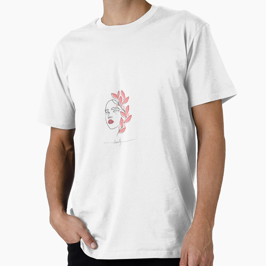 Single line drawing of beauty by ArtGMerch