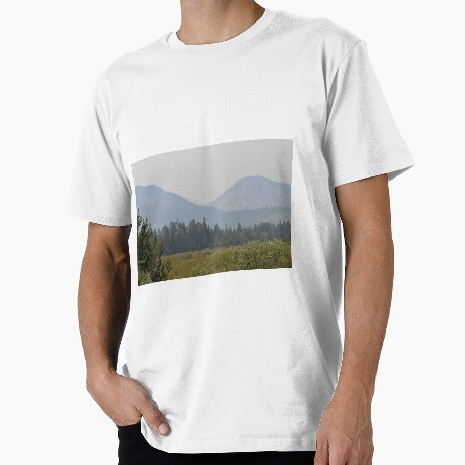 Blue Mountains by Emily Hermann Unisex , , , Long Sleeve Tee