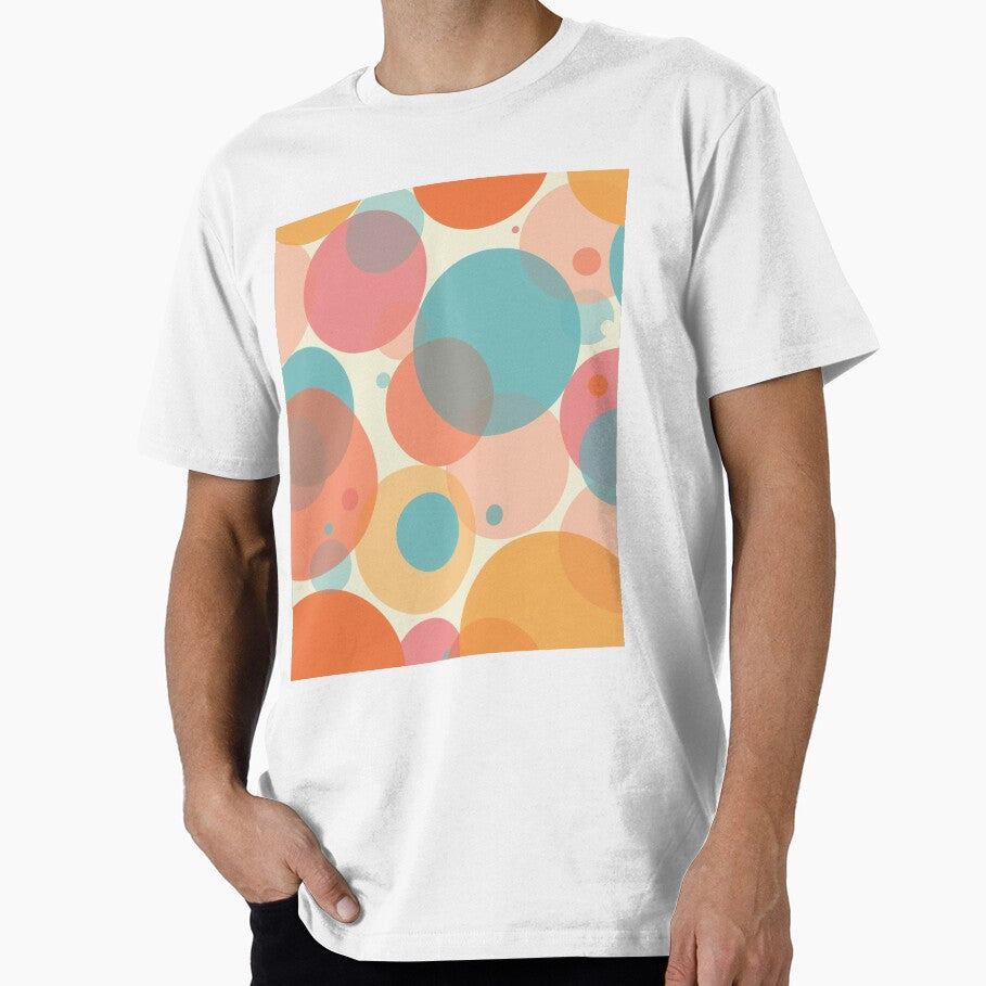 Overlapping Circles | Playful Geometric Abstract by AM-little-shop