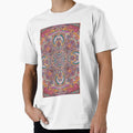 Psychedelic Wild flower power geometric art by loonyleans