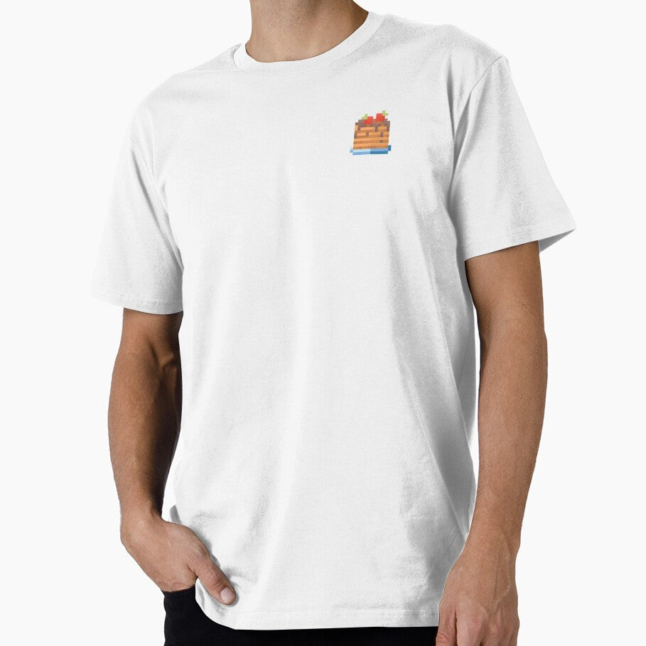 Pixel Art Strawberry Pancake by TakoyakiTech Unisex , , , Long Sleeve Tee