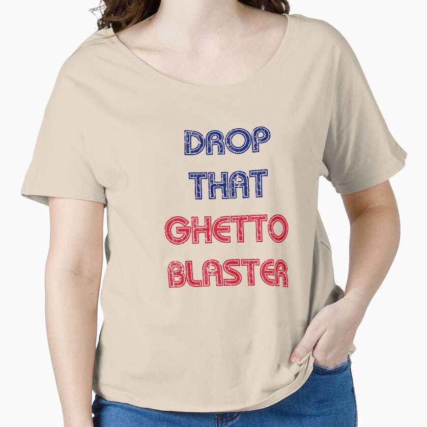 DROP THAT GHETTO BLASTER by WaffleOnDesigns Unisex , , , Long Sleeve Tee