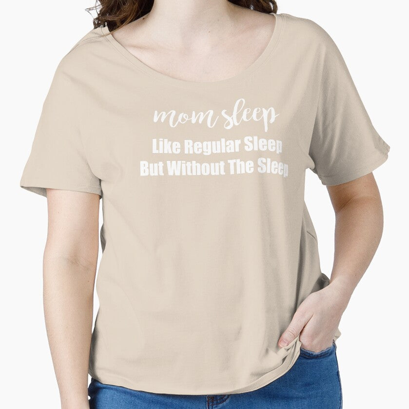 Mom Sleep Like Regular Sleep But Without The Sleep Saying by Kaliarizone Unisex , , , Long Sleeve Tee
