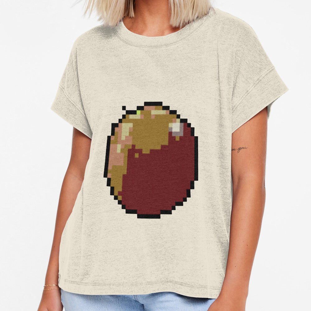 Pixel Art Brown Grape Fruit by Memeloaded Unisex , , , Long Sleeve Tee