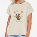 Steelclad Metalworks Co. by Matinez Pink Unisex , , , Long Sleeve Tee