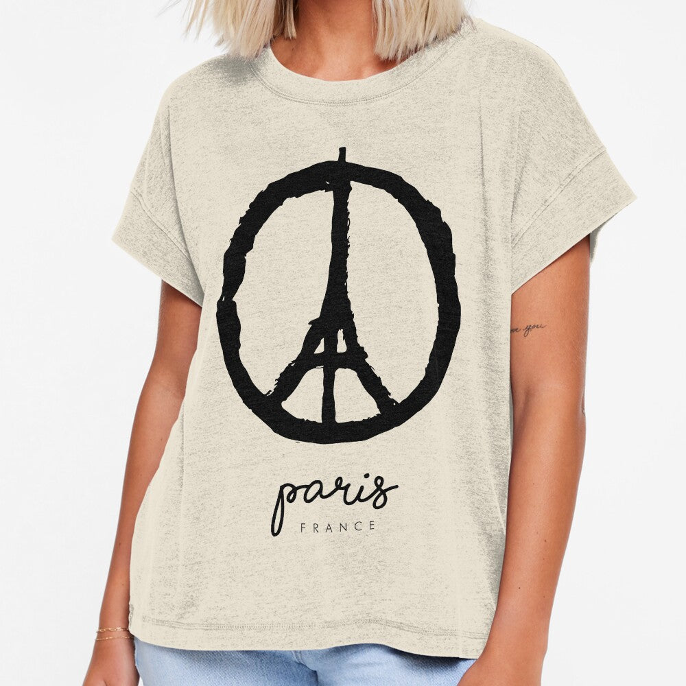 Peace for Paris - France Design Tour Eiffel Minimalist by Tropical Blood