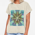 Abstract tie dye flower by VWDigitalPaint