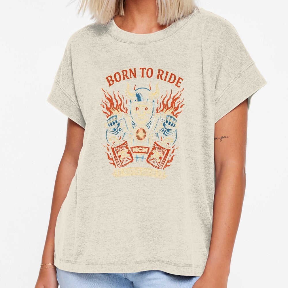 Born to Ride Motorcycle Parts by Matinez Pink Unisex , , , Long Sleeve Tee