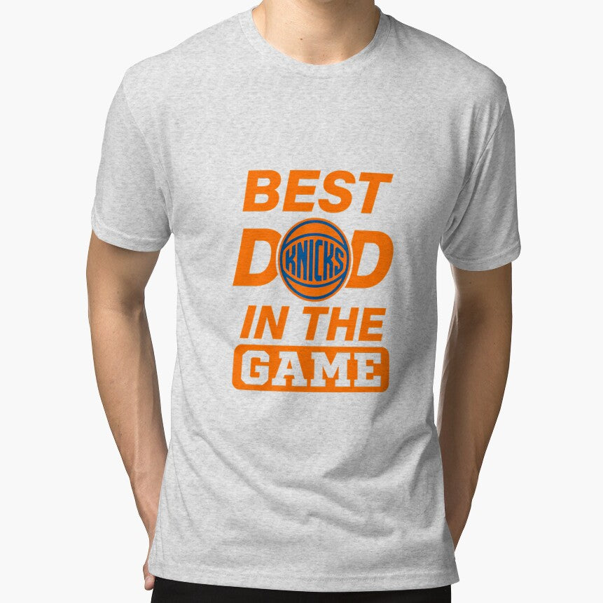 Best Knicks Dad In The Game Vintage Basketball by HeinzanoRoder Unisex , , , Long Sleeve Tee