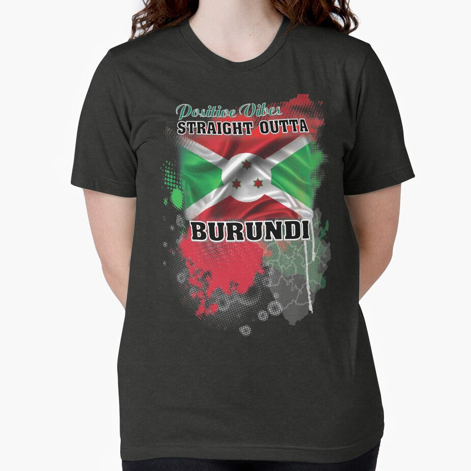 Burundi Flag by Jashowear Unisex , , , Long Sleeve Tee