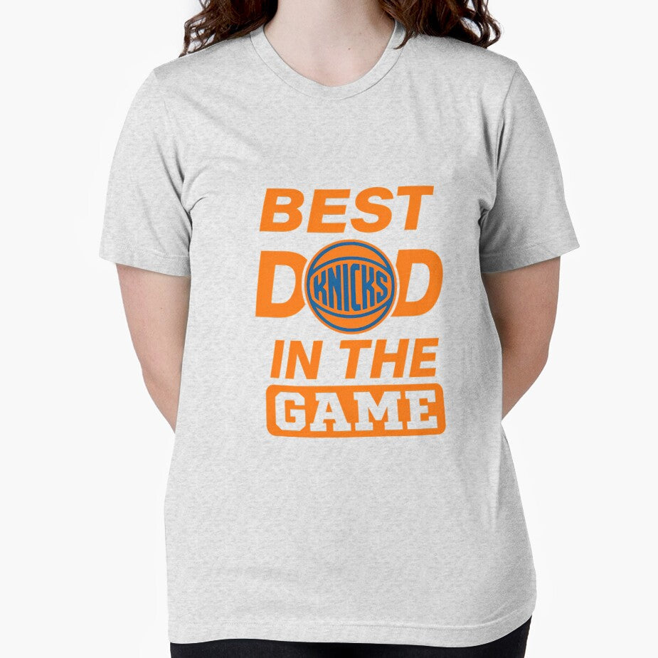 Best Knicks Dad In The Game Vintage Basketball by HeinzanoRoder Unisex , , , Long Sleeve Tee