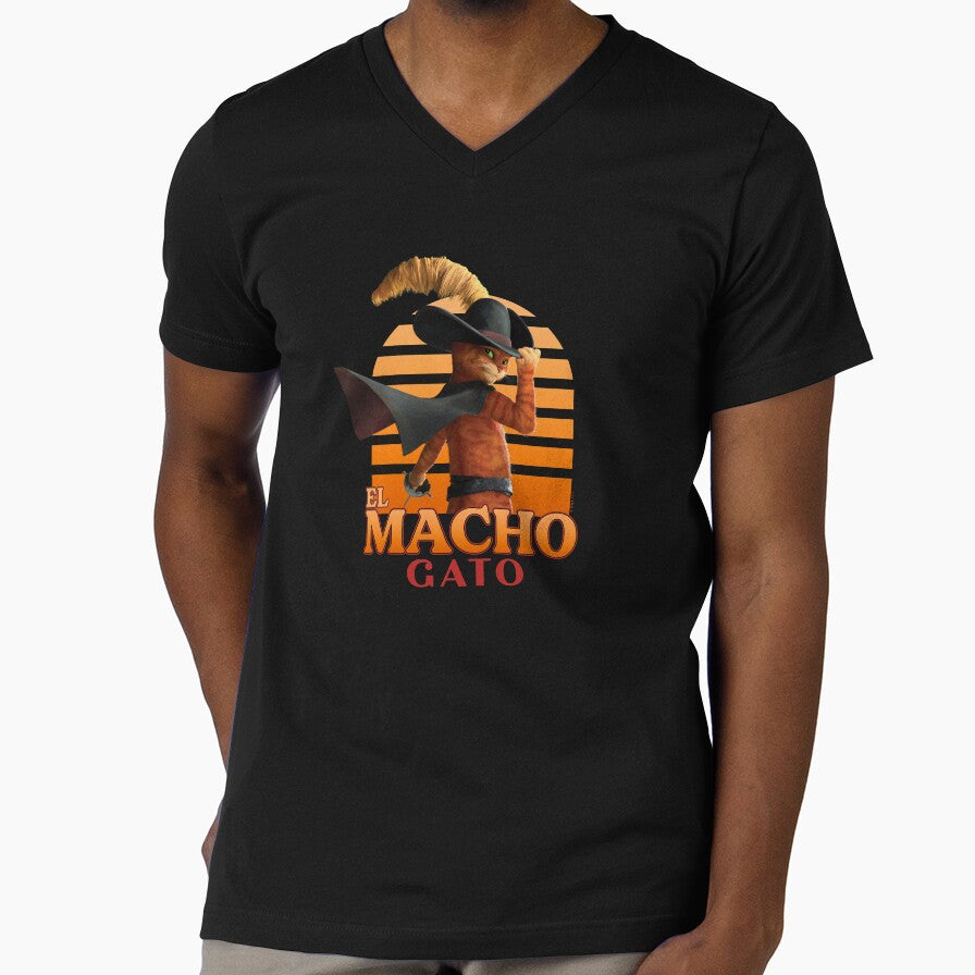 DreamWorks Puss In Boots: The Last Wish El Macho Gato Logo by FifthSun Unisex , , , Long Sleeve Tee