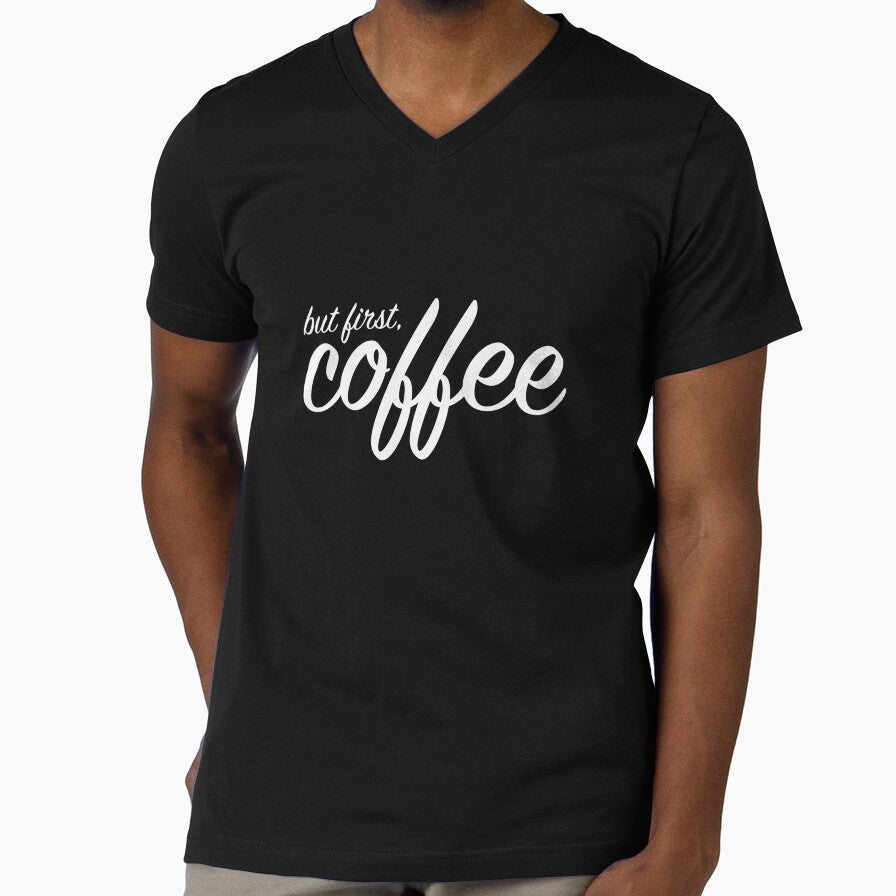But First Coffee white by Ambilart1
