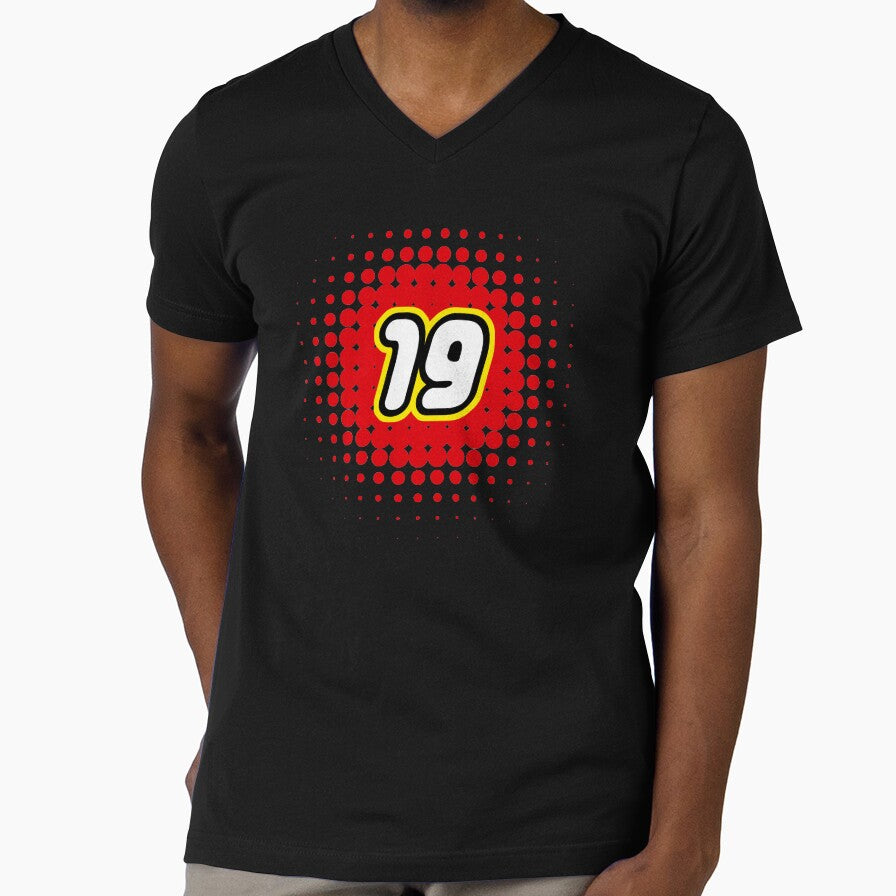 Number 19 - retro kids bricks for birthday by Urosek Unisex , , , Long Sleeve Tee