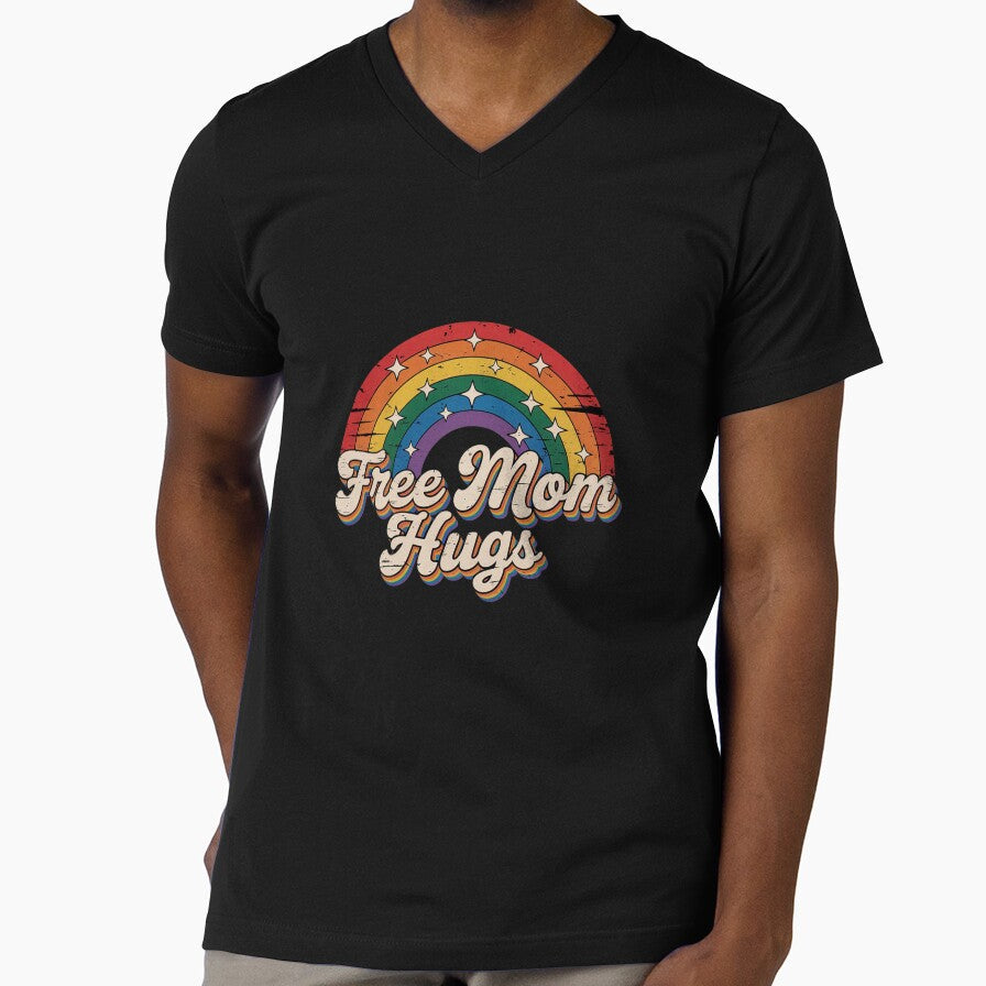 Free Mom Hugs Lgbt Pride Month by SlogariArt Unisex , , , Long Sleeve Tee